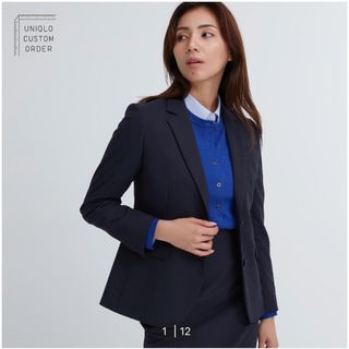 ユニクロ ネイビー スーツ(レディース)の通販 69点 | UNIQLOの