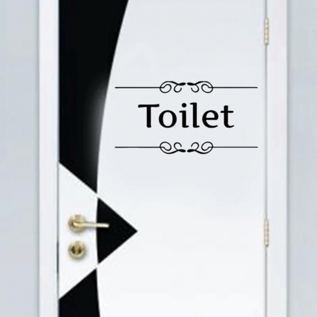 シンプルかわいい♡トイレステッカー ウォールステッカー インテリア Toilet インテリア/住まい/日用品のインテリア小物(その他)の商品写真