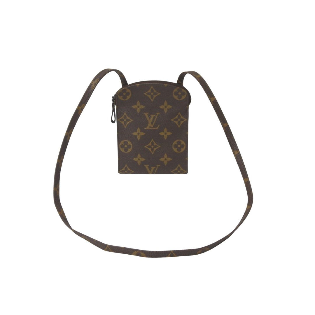 LOUIS VUITTON ルイヴィトン ショルダーバッグ ポーチ M45484 ポシェット セクレ モノグラム ブラウン 美品  55512