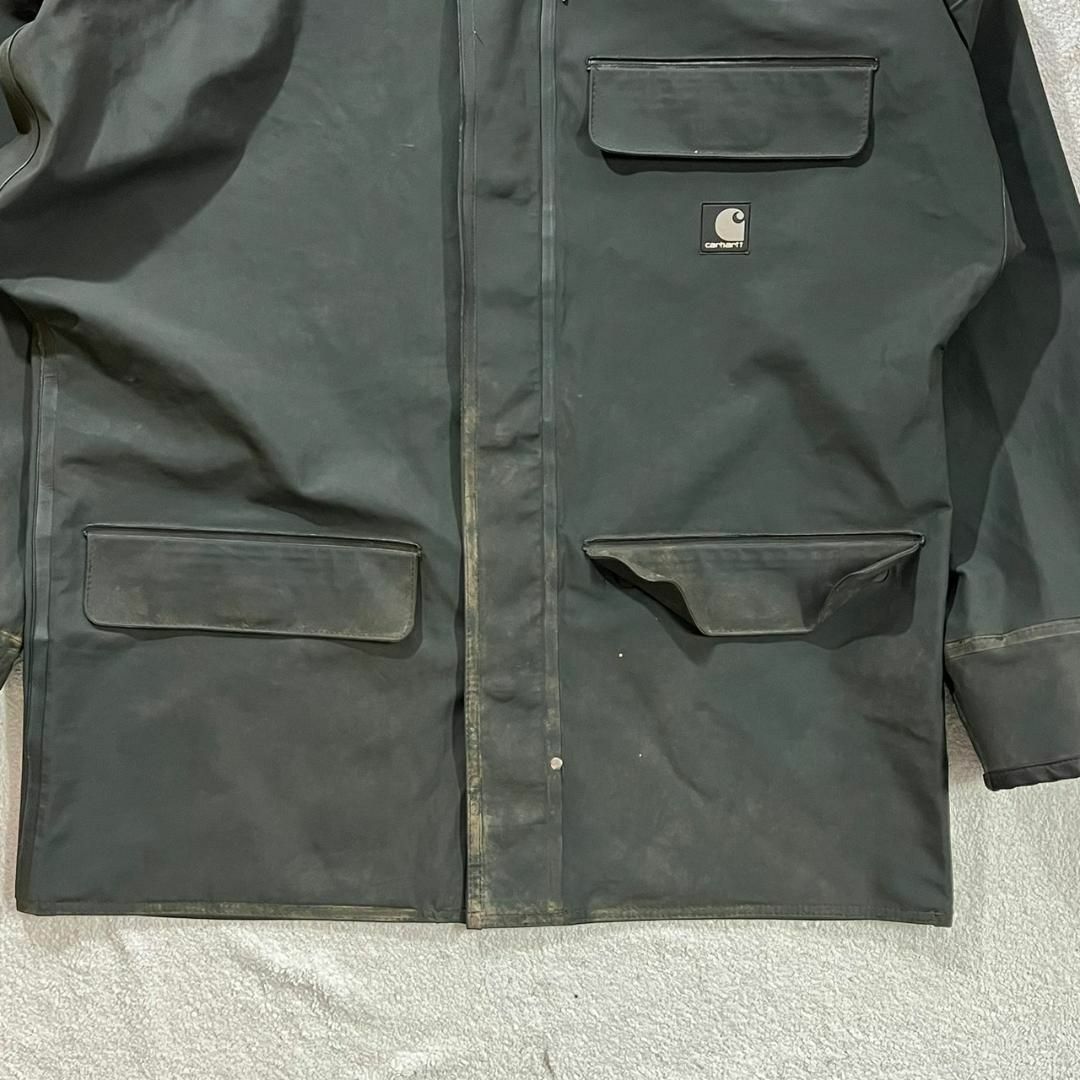 カーハート Carhartt PVCコーティング レインパーカー 雨具 4