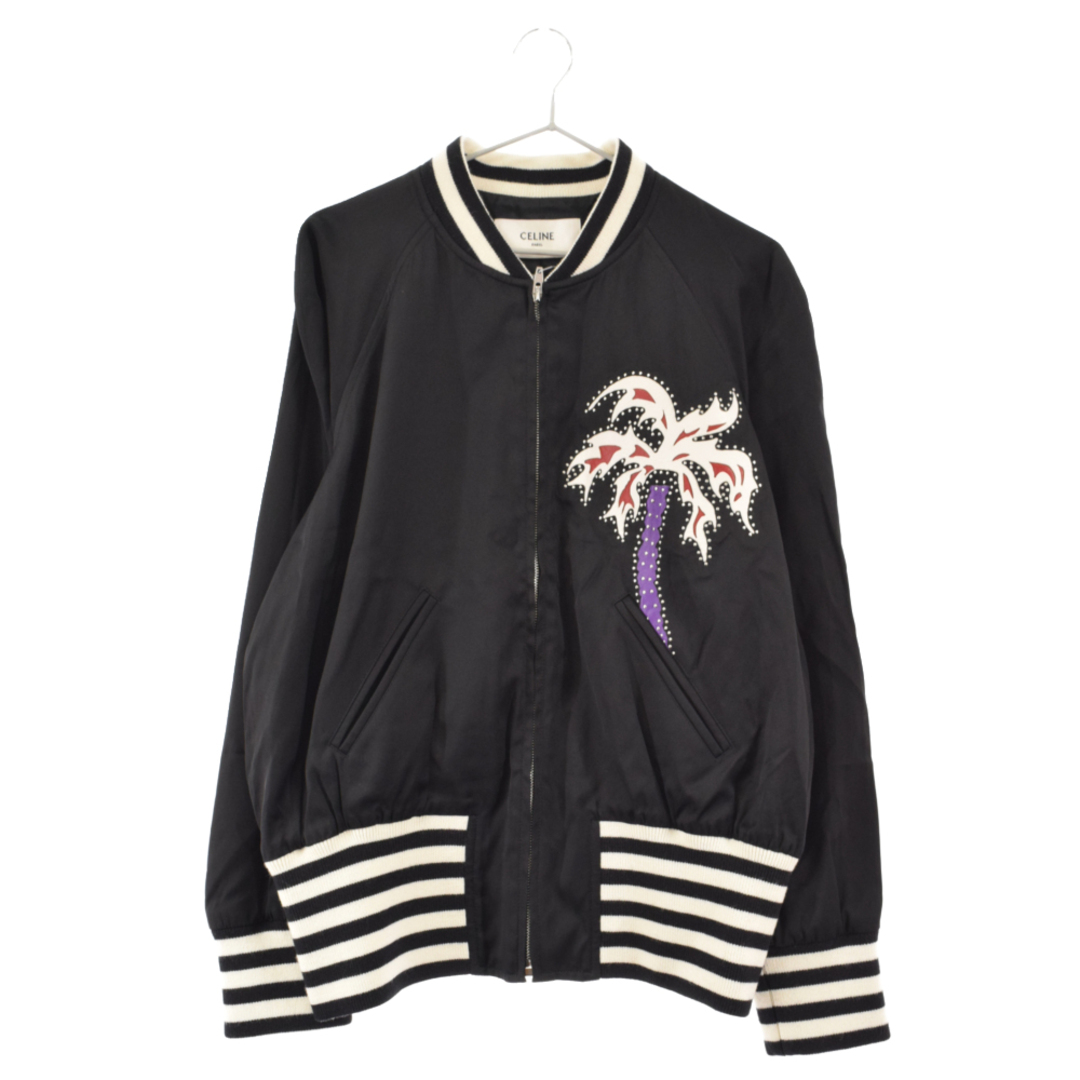 CELINE セリーヌ 22SS パームツリーエンブロイダリーテディジャケット ブラック 2V57H851C | フリマアプリ ラクマ