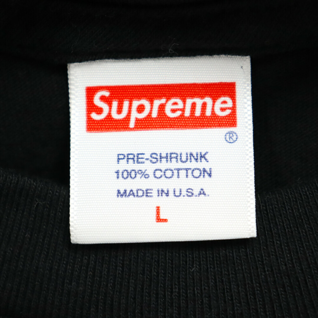 SUPREME シュプリーム 22SS Model Tee モデルプリント 半袖Tシャツ カットソー ブラック750センチ身幅