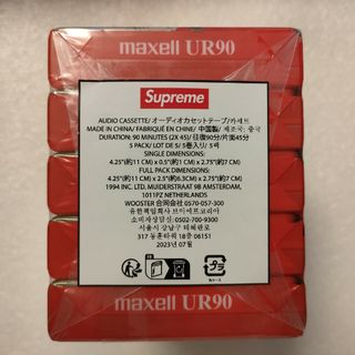 Supreme - Supreme Maxell Cassette tapes 5pの通販 by ジェーン's ...