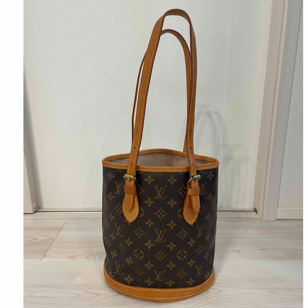 LOUIS VUITTON(ルイヴィトン)のルイヴィトン　モノグラム　プチバケット　トートバッグ レディースのバッグ(トートバッグ)の商品写真