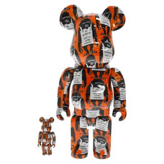 メディコムトイ(MEDICOM TOY)のMEDICOM TOY メディコムトイ BE@RBRICK BRANDALISM MONKEY 100%&400% ベアブリック ブランダリズム モンキー 人形 フィギュア オレンジ(その他)