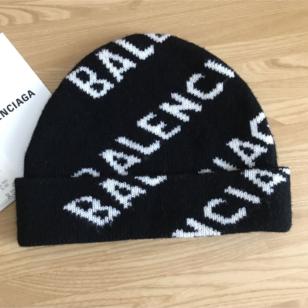 Balenciaga - 新品同様 極美品 バレンシアガ ロゴ ニットキャップ ...