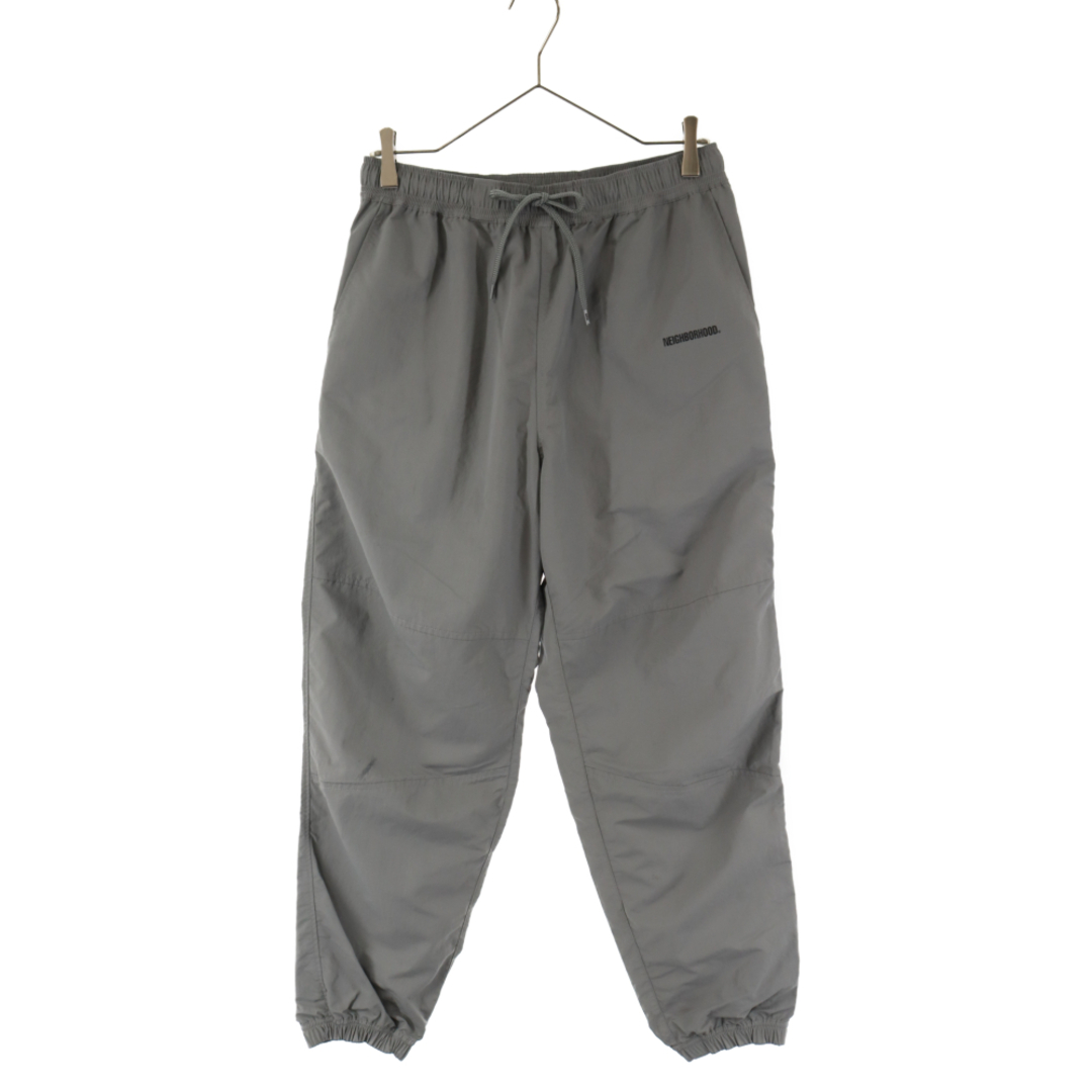 NEIGHBORHOOD ネイバーフッド 22AW PFUPT TECH PANT ロゴプリント ナイロン トラックパンツ 222TSNH-PTM02 グレー