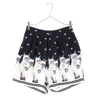 アンダーカバー(UNDERCOVER)のUNDERCOVER アンダーカバー 20SS Cat Print Shorts キャットプリント ショートパンツ ハーフパンツ ブラック/ホワイト UCY1506-1(ショートパンツ)