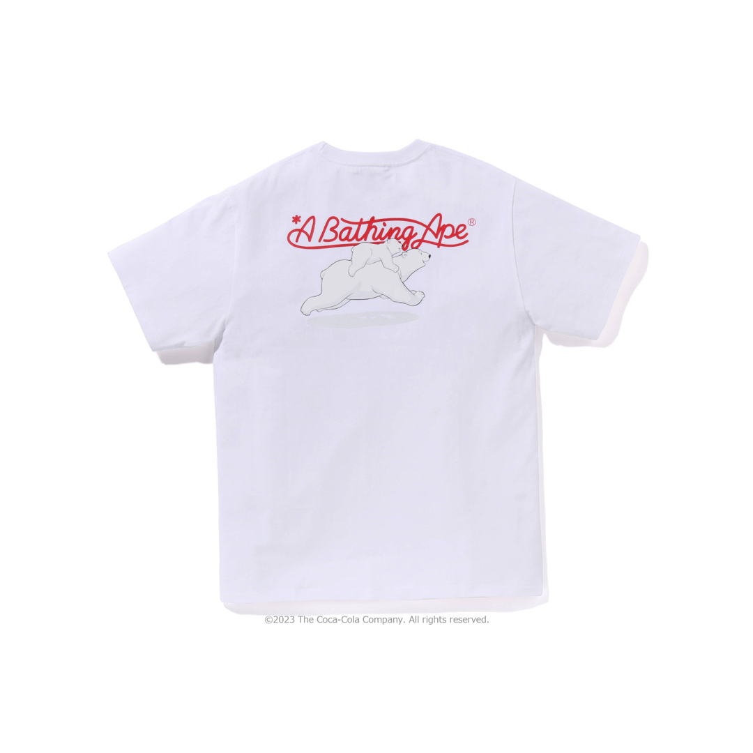 A BATHING APE(アベイシングエイプ)の【 BAPE X Coca-Cola 】PHOTO APE HEAD TEE メンズのトップス(Tシャツ/カットソー(半袖/袖なし))の商品写真