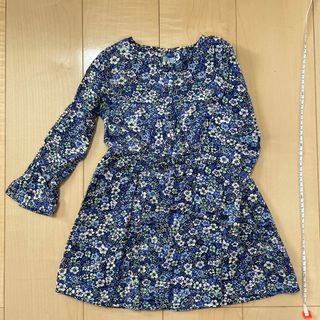 ベビーギャップ(babyGAP)のbabyGap 100cm 花柄ワンピース(ワンピース)