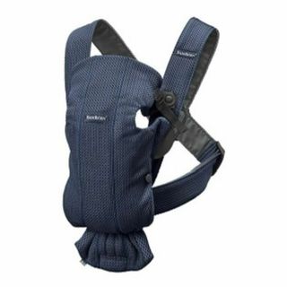 ベビービョルン(BABYBJORN)のベビービョルン  ベビーキャリア MINIミニ　エアリーメッシュ ネイビーブルー(抱っこひも/おんぶひも)