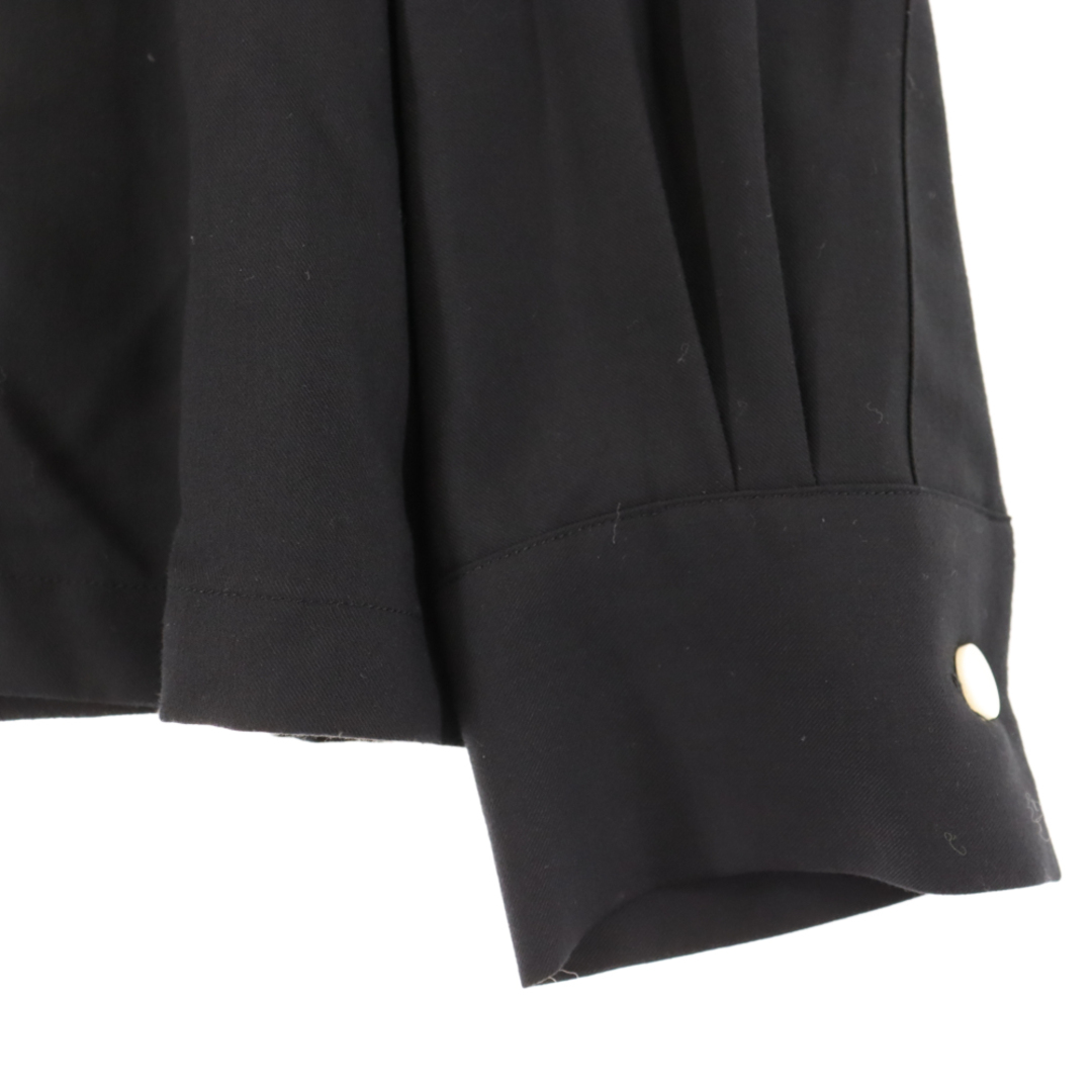WACKO MARIA ワコマリア 50s SHIRT ロゴ刺繍 オープンカラー長袖シャツ ブラック 4