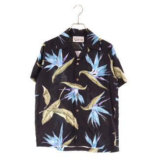 WACKO MARIA ワコマリア 18SS BIRD OF PARADISE HAWAIIAN SHIRT フラワー ハワイアンシャツ アロハ ブラック