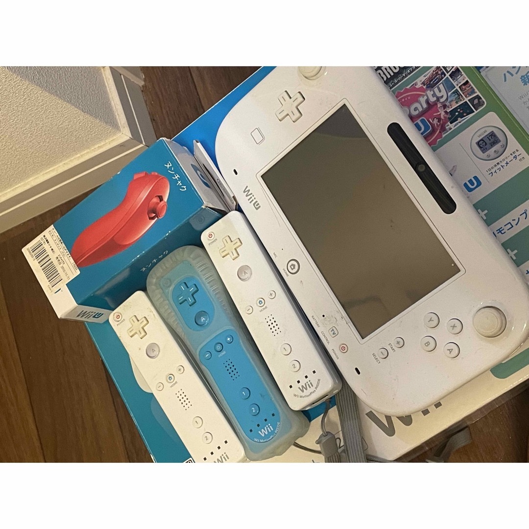 Wii U - wiiU 本体ソフトヌンチャクリモコンセットの通販 by あっきー