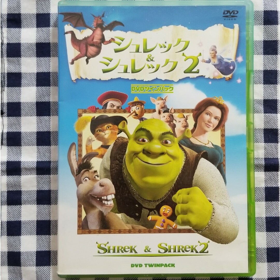 Disney(ディズニー)のシュレック&シュレック2　2枚組 DVD エンタメ/ホビーのDVD/ブルーレイ(キッズ/ファミリー)の商品写真