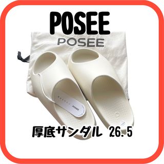 posee ファッションサンダル 厚底サンダル　シャワーサンダル 26.5cm(サンダル)