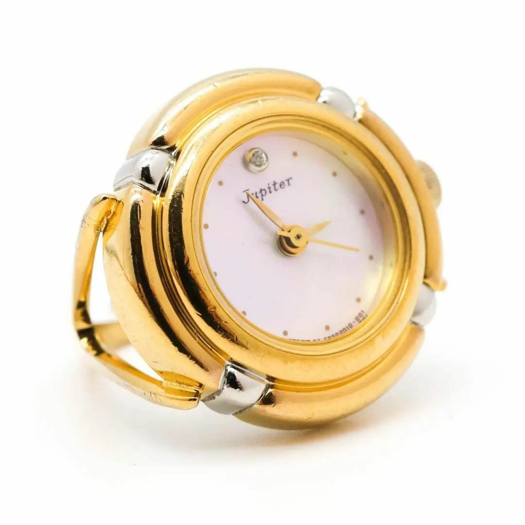 ORIENT - 《希少》ORIENT Jupiter リングウォッチ シェル ゴールド 11