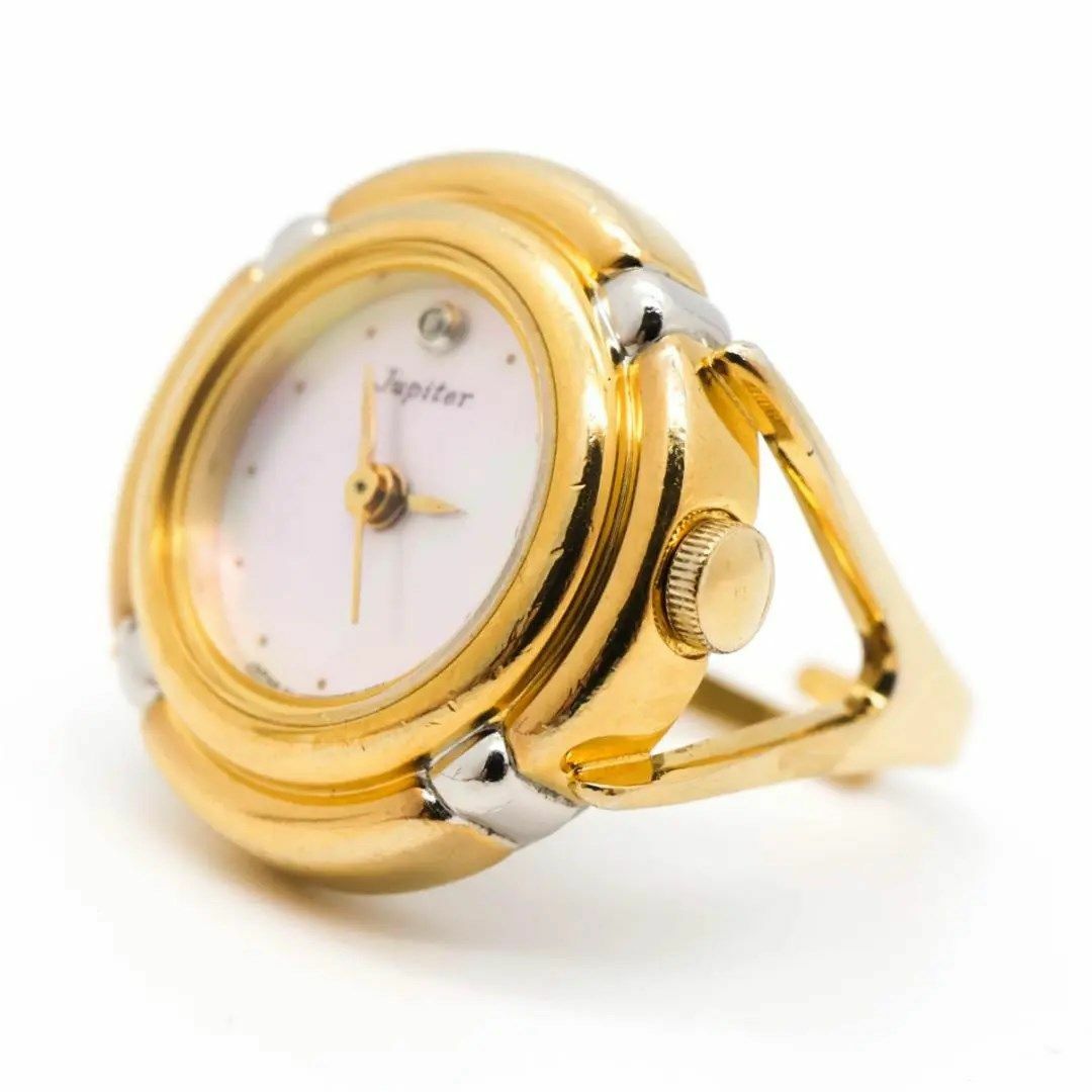 ORIENT - 《希少》ORIENT Jupiter リングウォッチ シェル ゴールド 11