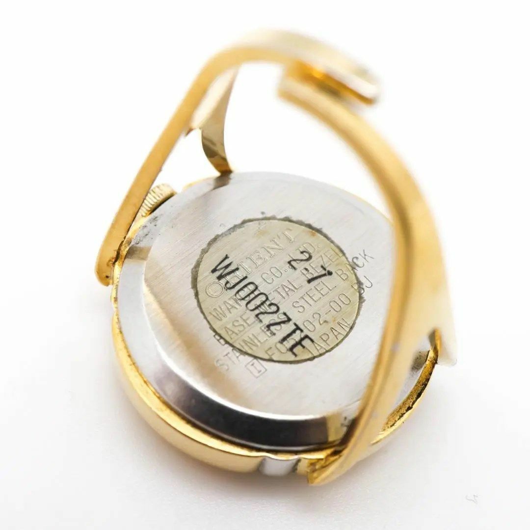 ORIENT - 《希少》ORIENT Jupiter リングウォッチ シェル ゴールド 11