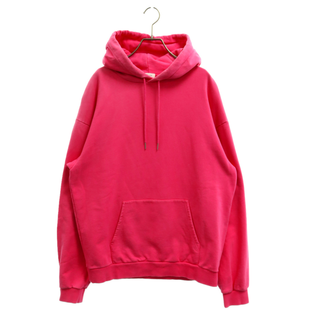 CELINE セリーヌ 21SS LOOSE HOODIE WHIT HOOD LOGO 2Y499052H フードロゴスウェットプルオーバーパーカー ピンク