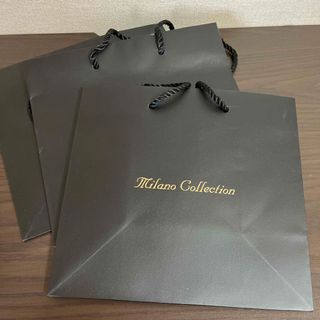 ミラノコレクション(Milano Collection（kanebo）)の【未使用】ミラノコレクション ショッパー 紙袋　3枚まとめ売り(ショップ袋)