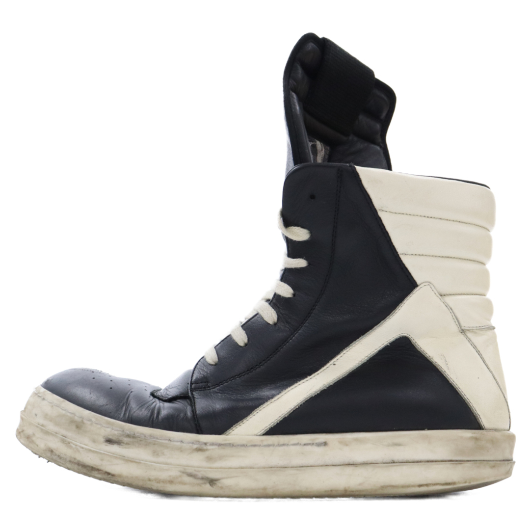 Rick Owens リックオウエンス GEOBASKET ジオバスケット ハイカットスニーカー ブラック/ホワイト RU01B1894LPO