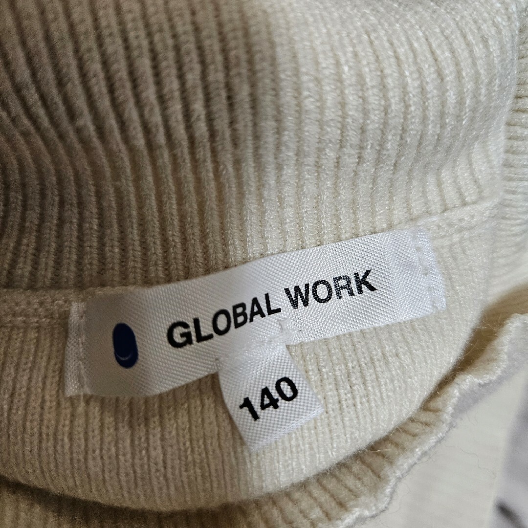 GLOBAL WORK(グローバルワーク)のGLOBAL WORK ワンピース 切り替え プリーツ 140 キッズ/ベビー/マタニティのキッズ服女の子用(90cm~)(ワンピース)の商品写真