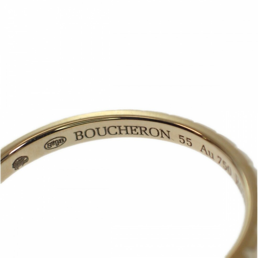 【中古】【Aランク】BOUCHERON ブシュロン K18YG キャトル クル ド パリ スモール リング 指輪 JAL01165 ゴールド #55 約15号 ジュエリー【ISEYA】 メンズのアクセサリー(リング(指輪))の商品写真