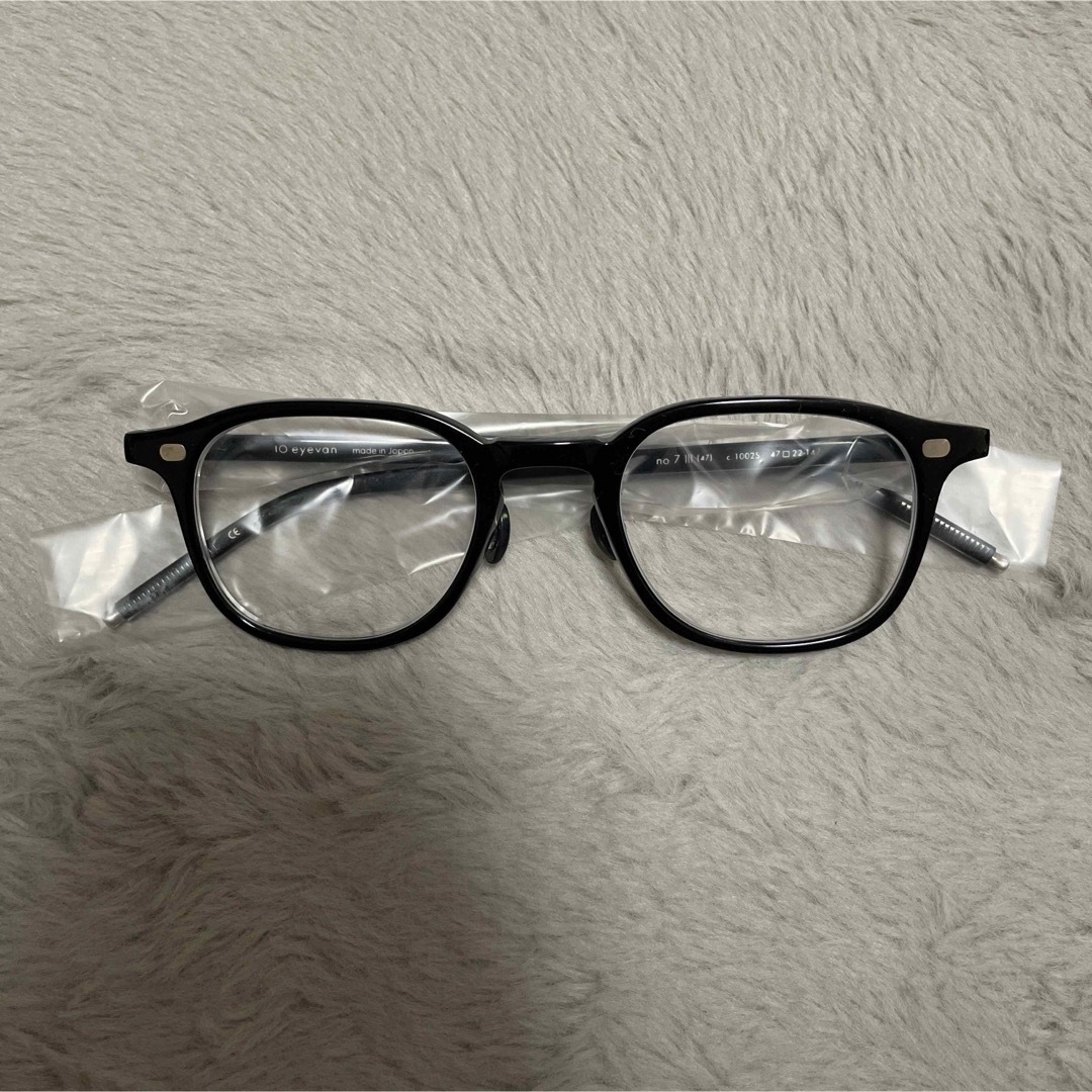 10eyevan no.7 Ⅲ 47size c.1002s Black