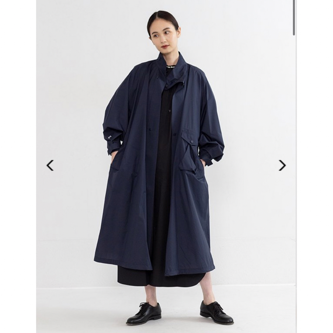 HYKE - 【HYKE】ハイク・PERTEX MILITARY COAT・navy・サイズ1の通販