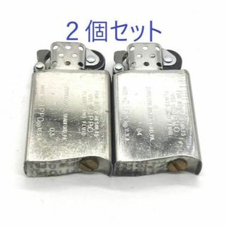 ジッポー(ZIPPO)の2003・2004年製ZIPPOビンテージ スリムユニット2個セット 未使用(タバコグッズ)