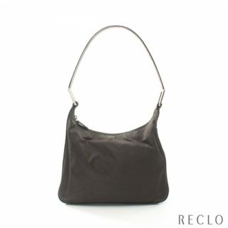 美品 プラダ サイド フリル ワンショルダーバッグ ハンドバッグ ナイロン レディース PRADA 【1-0124025】