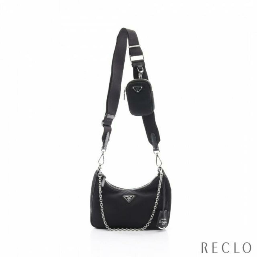 PRADA - Re-Edition TESSUTO+SAFFIANO チェーンショルダーバッグ