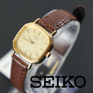セイコー(SEIKO)の【稼働美品】セイコー アンティーク　 新品ベルト　電池交換済(腕時計)