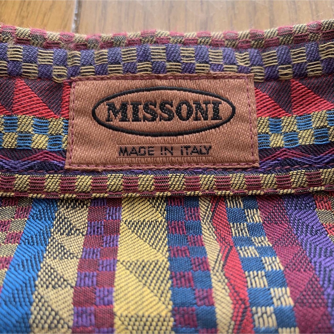 MISSONI(ミッソーニ)のMISSONI ジャガードシャツ 総柄 織柄 イタリア製 メンズのトップス(シャツ)の商品写真