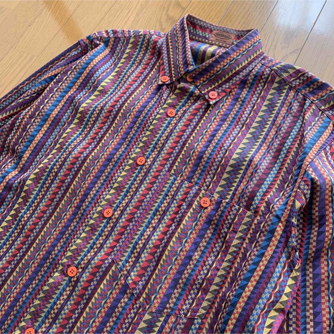 MISSONI(ミッソーニ)のMISSONI ジャガードシャツ 総柄 織柄 イタリア製 メンズのトップス(シャツ)の商品写真