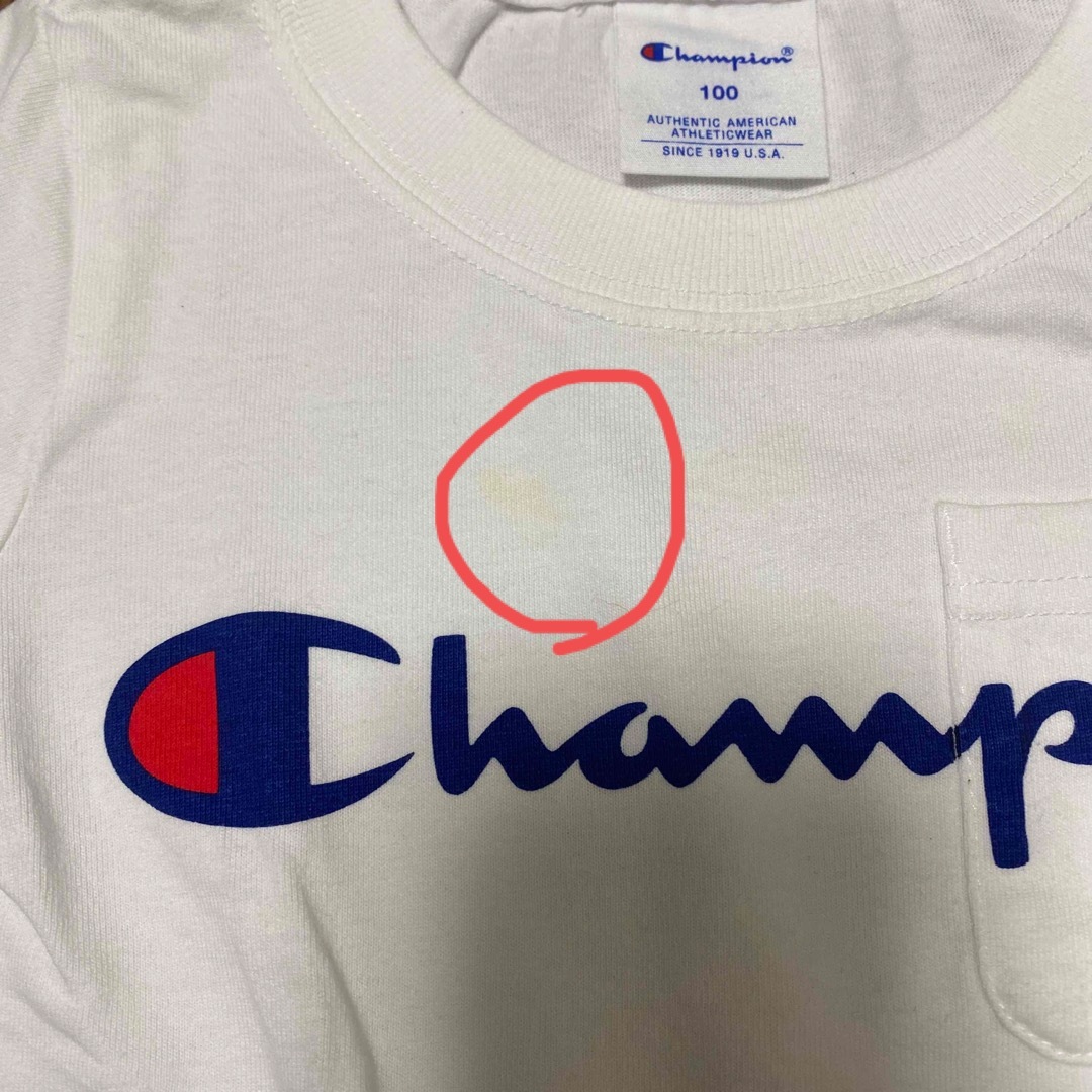 Champion(チャンピオン)のchampion Tシャツ キッズ/ベビー/マタニティのキッズ服男の子用(90cm~)(Tシャツ/カットソー)の商品写真