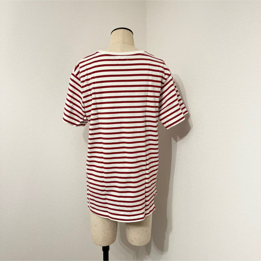 LEPSIM(レプシィム)のレプシィム　赤白　ボーダーTシャツ レディースのトップス(Tシャツ(半袖/袖なし))の商品写真