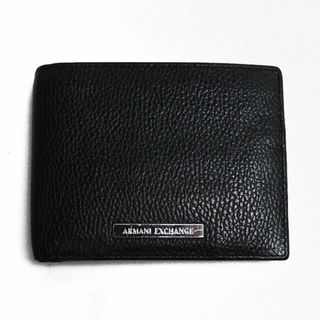 アルマーニエクスチェンジ(ARMANI EXCHANGE)のARMANI EXCHANGE アルマーニエクスチェンジ 札入れ ブラック メンズ【中古】(折り財布)