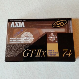 フジフイルム(富士フイルム)の未開封カセットテープ　AXIA GT-Ⅱx74(その他)