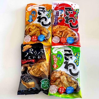 パリパリこいわし 4種類×4袋セット 井上食品(乾物)