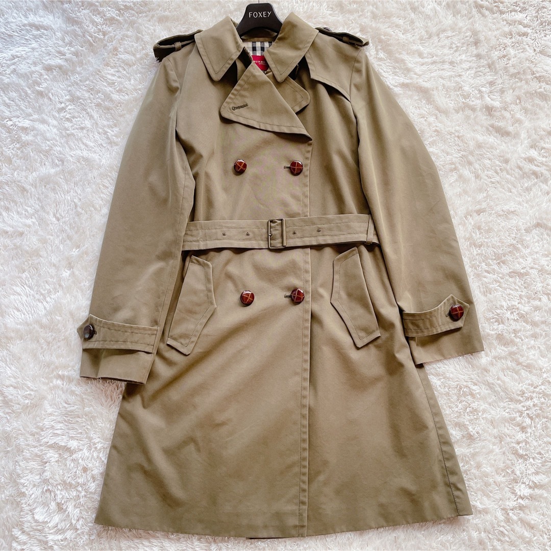 BURBERRY - バーバリーロンドン トレンチコート ノバチェック カーキ