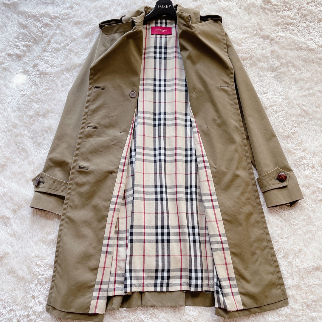 BURBERRY - バーバリーロンドン トレンチコート ノバチェック カーキ