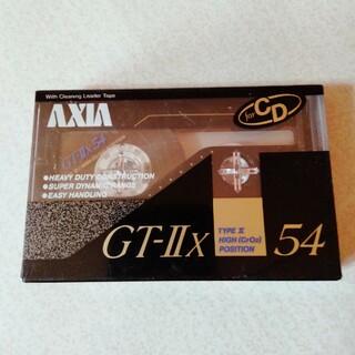 フジフイルム(富士フイルム)の未開封カセットテープ　AXIA GT-Ⅱx54(その他)
