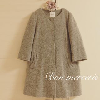 アナトリエ(anatelier)のとも様専用 美品❤︎Bon mercerie 後ろフリルコート(ロングコート)