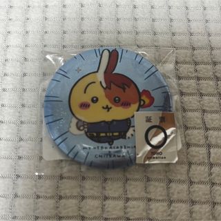 轟焦凍×うさぎ ヒロアカ ちいかわ ホログラム缶バッジ(キャラクターグッズ)