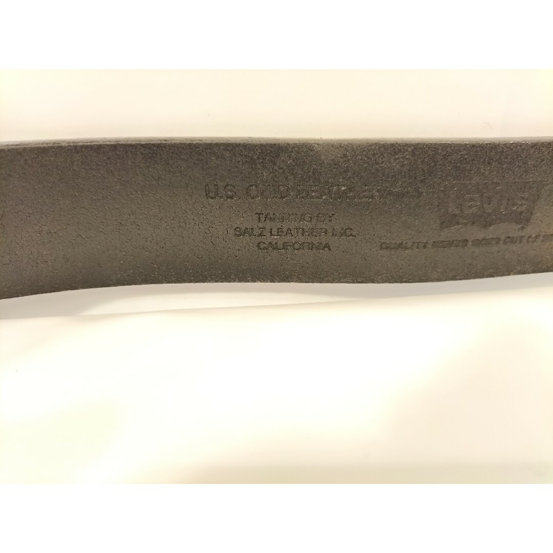 【極美品】LEVI'S 上質レザーベルト US オイルレザー 本革/牛革 70