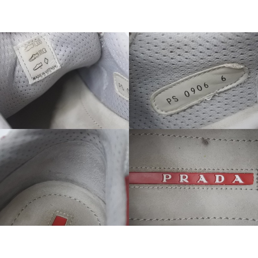 PRADA - PRADA プラダ スニーカー アメリカズカップ レッド PRADA - PRADA プラダ スニーカー アメリカズカップ レッド