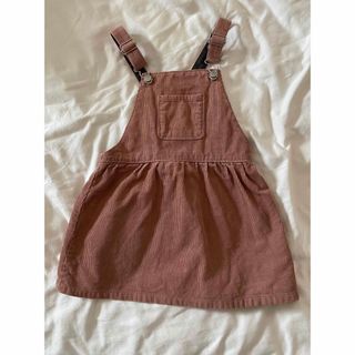 ザラ(ZARA)のZARAキッズ　ジャンパースカート　サロペットワンピース110センチ(ワンピース)