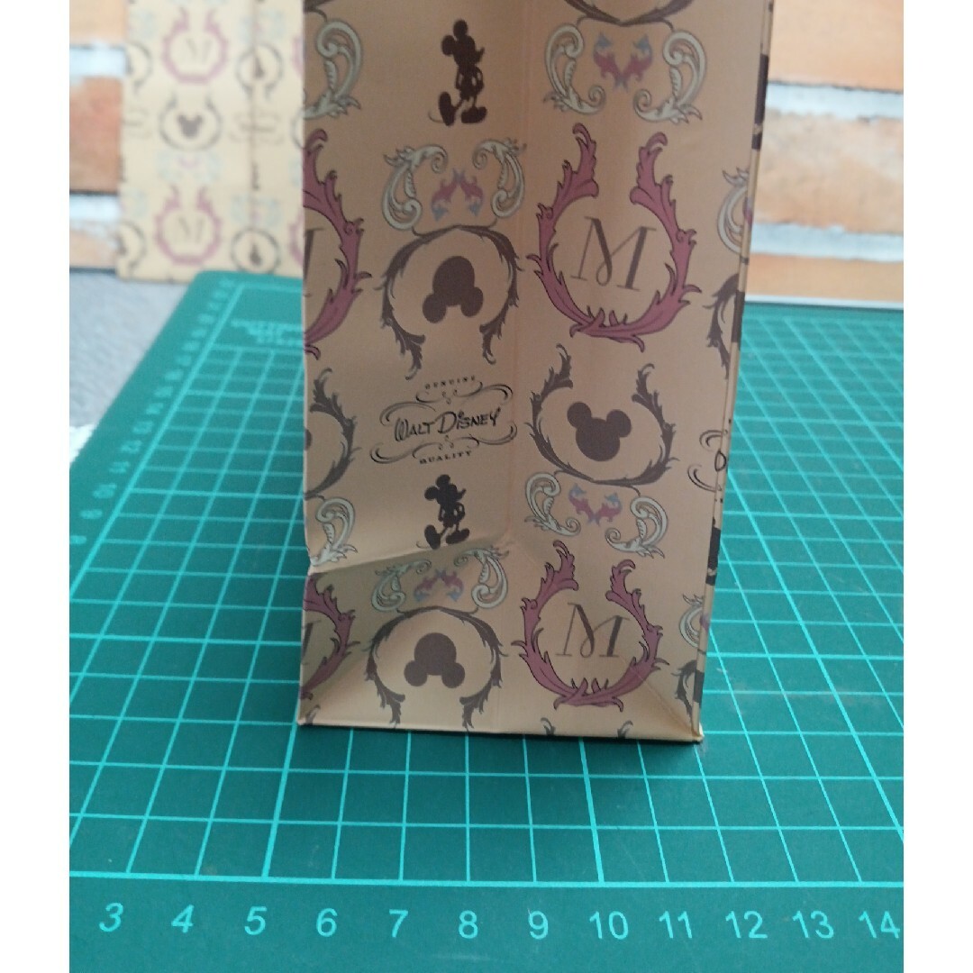 デイズニー　紙袋　ベージュ　3枚　正規品　新品未使用 エンタメ/ホビーのおもちゃ/ぬいぐるみ(キャラクターグッズ)の商品写真